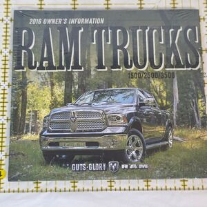 2016 Ram‎ Trucks 1500 2500 3500 Owners Information DVD Manual New Sealed